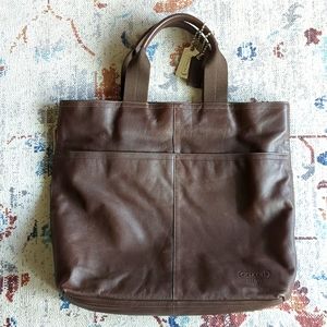 NWOT Coach Dark Brown Tote